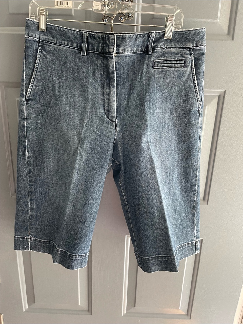 Vintage Talbots Faded Blue Denim Bermuda Shorts